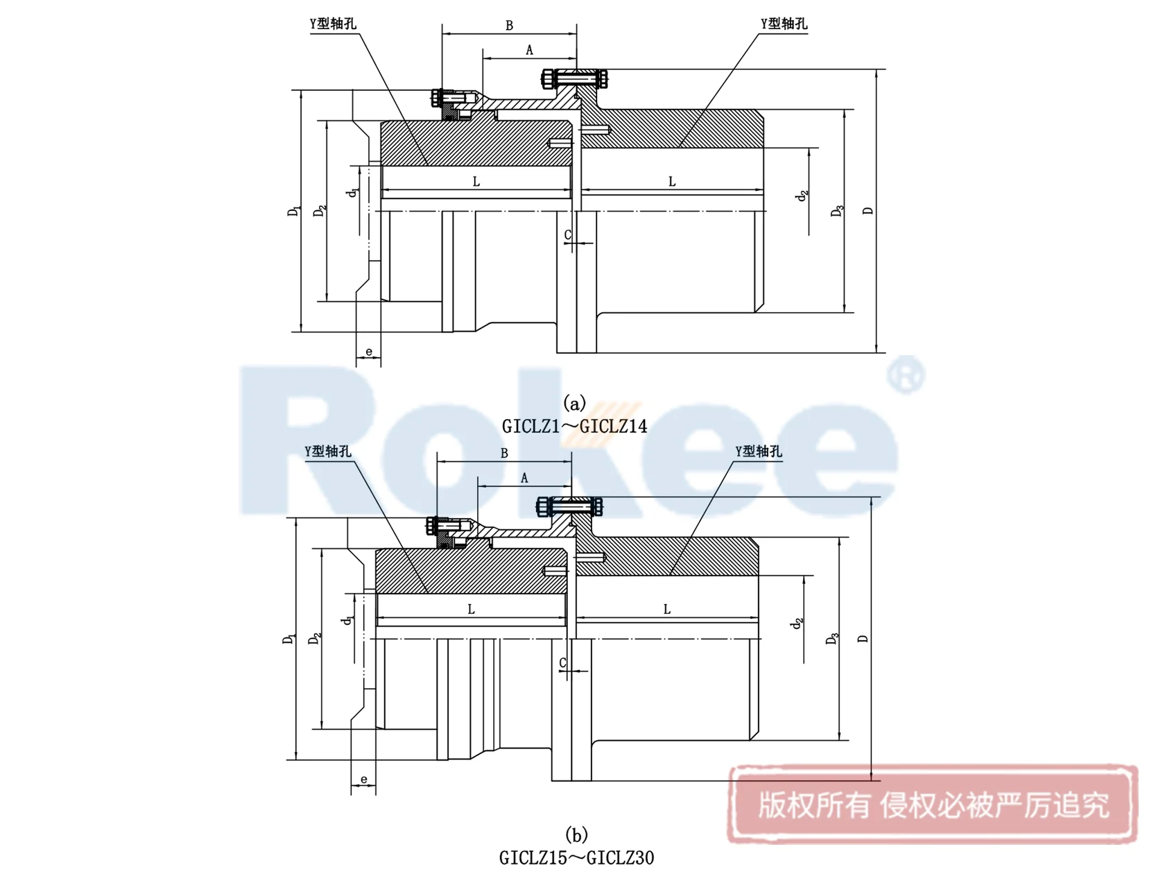 GICLZ Barrel Gear Coupling