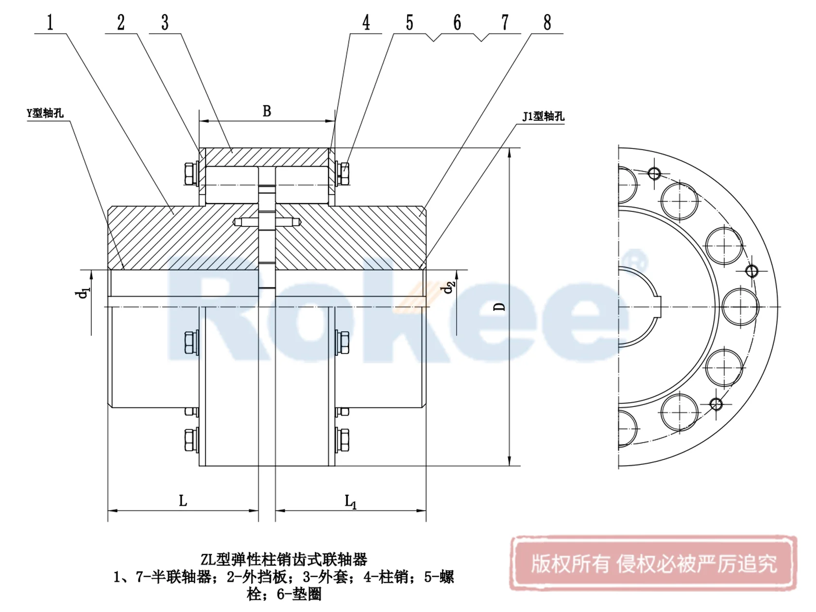 ZL Crown Pin Coupling
