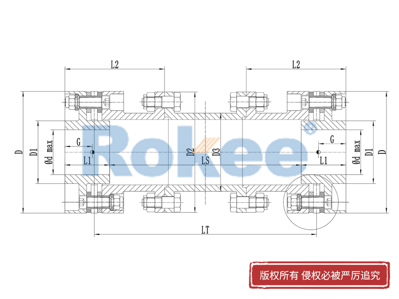 RLHD系列高速膜片联轴器