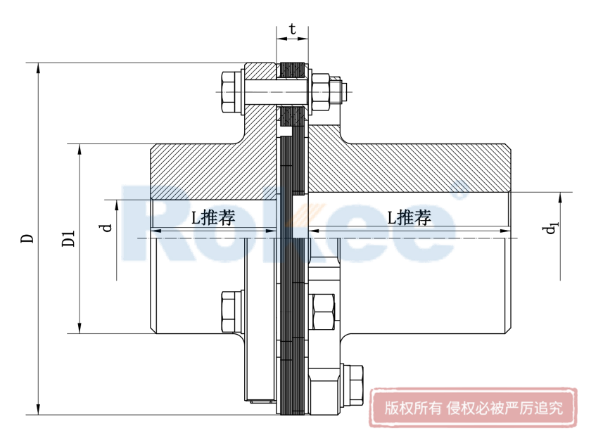 JMII金属膜片联轴器